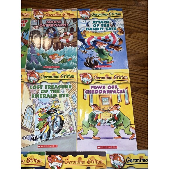 GERONIMO STILTON PAPERBACK CHAPTER BOOKS Scholastic Lot of 10 - Picture 3 of 7